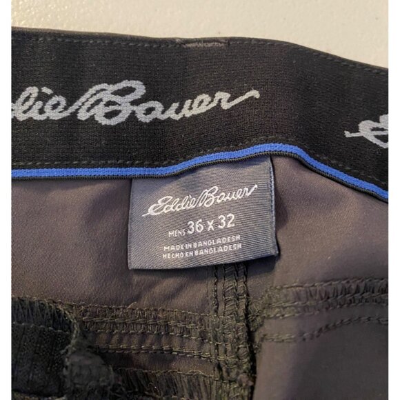 Eddie Bauer Mens 36x32 Gray Pants Stretch Nylon/Spandex Blend - Picture 3 of 13